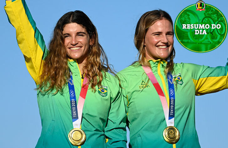 O saldo do dia foi positivo para o Brasil. Teve medalha de ouro na vela, bronze no atletismo e no boxe, além de classificação no vôlei e vaga na final no futebol. O dia ainda teve o retorno de Simone Biles na ginástica e muito mais. Confira o resumo do LANCE!. 