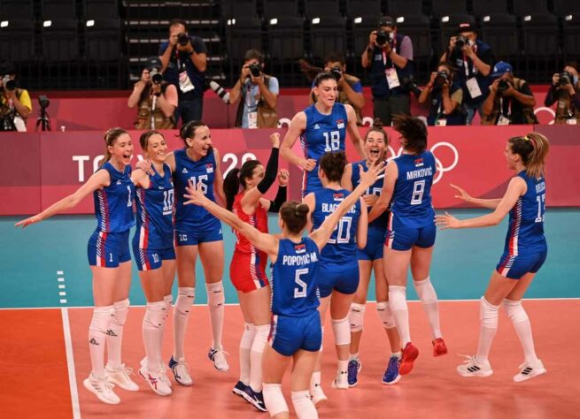 VÔLEI - A medalha de bronze ficou com a Sérvia, que venceu a Coreia do Sul na disputa pelo terceiro lugar no pódio.