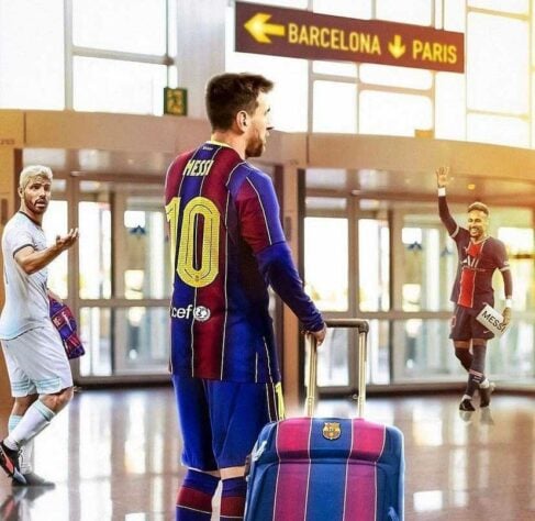 Barcelona não renova com Lionel Messi e web faz memes com o recém-contratado Kun Aguëro