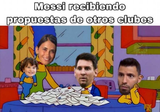 Barcelona não renova com Lionel Messi e web faz memes com o recém-contratado Kun Aguëro