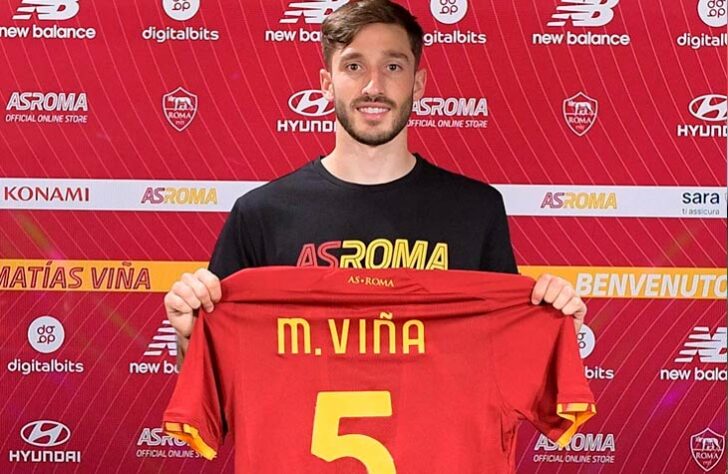 15° colocado - Roma - 131 jogadores contratados - Última aquisição: Matías Viña (13 milhões de euros).