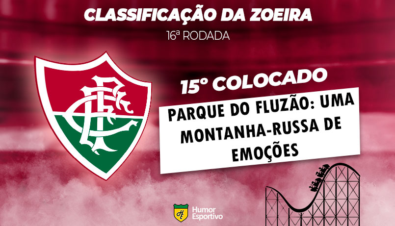 Brasileirão: a Classificação da Zoeira do Humor Esportivo após os jogos da 16ª rodada