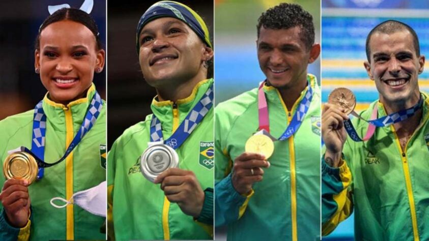 O Brasil fez história na Olimpíada de Tóquio e conseguiu seu maior número de medalhas em uma única edição dos Jogos. Ao todo, foram 21 medalhas, sendo sete de ouro, seis de prata e oito de bronze. O Comitê Olímpico do Brasil (COB) pagará entre R$ 100 mil a R$ 750 mil por medalha conquistada, totalizando um valor de R$ 4,250 milhões em premiações. Veja a seguir quanto cada medalhista do Brasil vai ganhar!