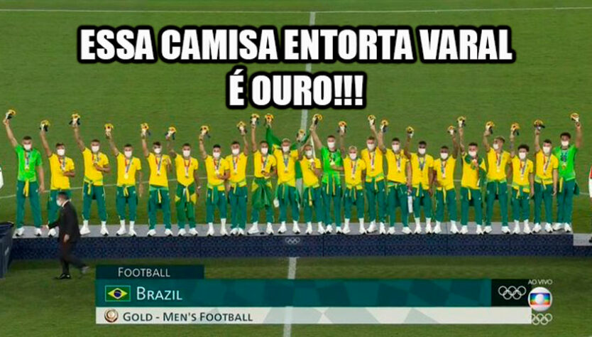 É ouro! Veja os melhores memes da conquista do futebol masculino nos Jogos  Olímpicos – LANCE!