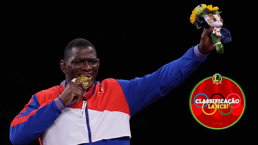 Após o encerramento do dia olímpico do dia 2 de agosto no Japão, o cubano Mijaín López (foto) conquistou a medalha de ouro na categoria até 130kg da luta greco-romana. Confira quais países fecharam o dia na frente na Classificação LANCE!, ranking que lista as nações por pontos, buscando tornar mais justa a contagem do quadro de medalhas. O ouro tem peso três, a prata tem peso dois e o bronze, um. Confira o top 25! 