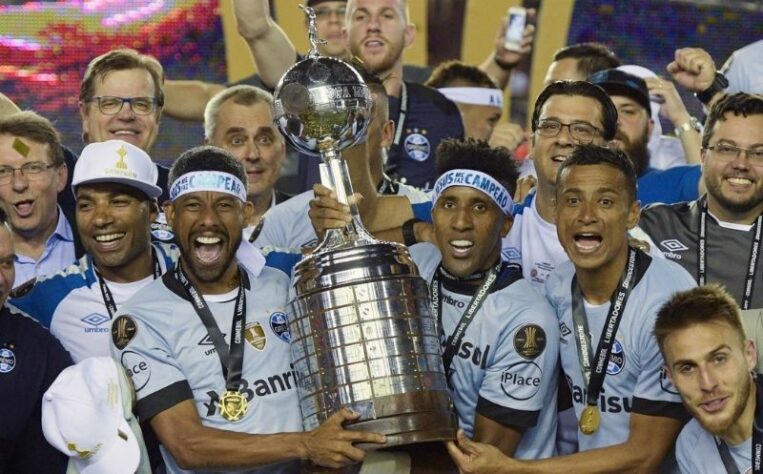 8 - Grêmio | Segundo clube brasileiro na lista, o Grêmio soma 108 vitórias em 207 jogos. O Imortal conquistou a Libertadores duas vezes, sendo a última em 2017, quando venceu o Lanús (ARG) nos dois jogos da final.