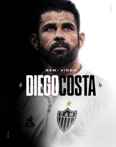 Diego Costa - Clube: Atlético-MG - Disputou as Copas do Mundo de 2014 e 2018 pela Espanha