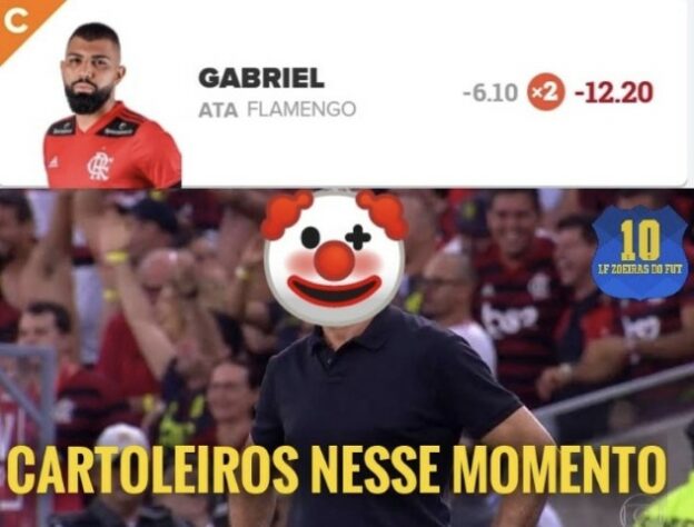 Desempenho ruim de Gabigol no Cartola frustrou torcedores