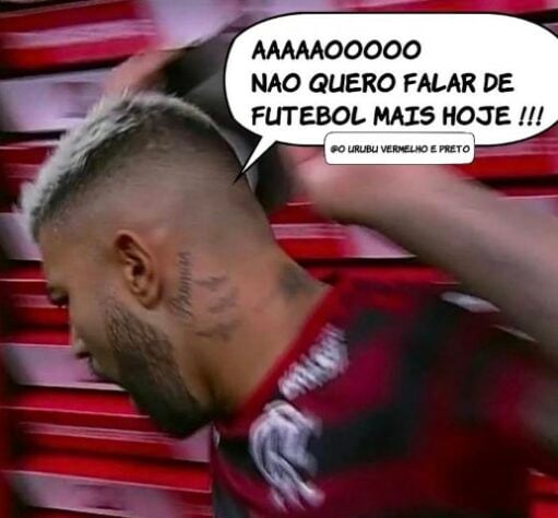 Gabigol sofre com memes após expulsão e goleada do Internacional