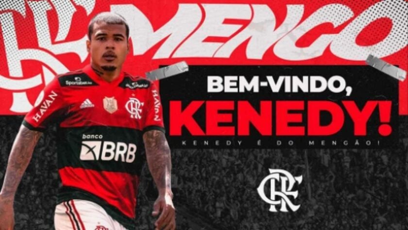 FECHADO - O Flamengo anunciou nesta quarta-feira a contratação do atacante Kenedy, que pertence ao Chelsea (ING). O jogador de 25 anos chega ao clube carioca por empréstimo de um ano, e o Rubro-Negro terá a opção de compra ao término do vínculo por 10 milhões de euros (R$ 62 milhões).