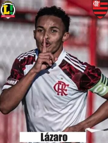 Lázaro: 6,5 – Logo nos primeiros minutos em campo, foi decisivo. Descolou um ótimo passe para Bruno Henrique marcar o segundo e deixar o Flamengo em vantagem no marcador.