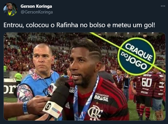 Rafinha sofre com memes após derrota do Grêmio por 4 a 0 para o Flamengo pela Copa do Brasil