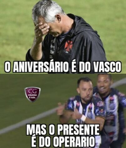 Série B do Brasileirão: Vasco sofre com memes após derrota para o Operário no dia do aniversário de 123 anos