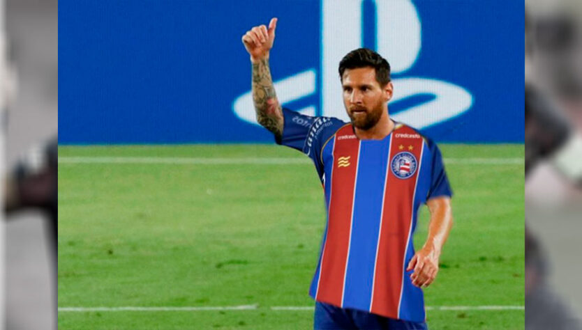 Lionel Messi no Bahia