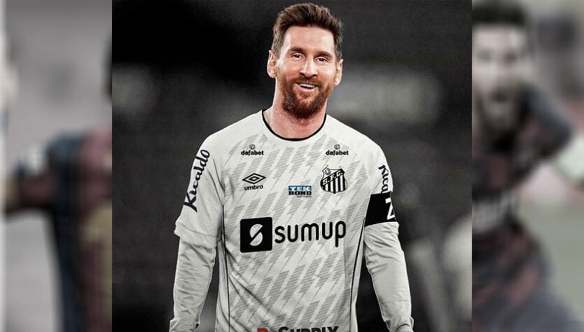 Lionel Messi no Santos