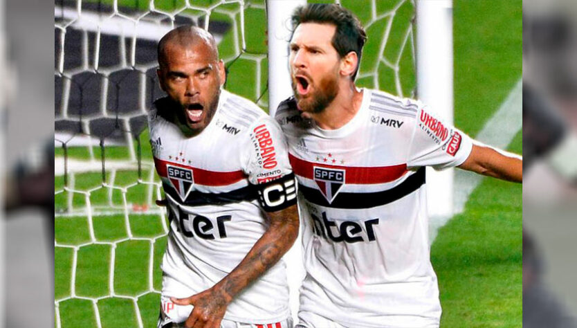 messi careca com a camisa do vasco