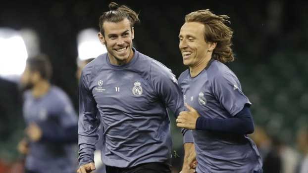 Modric e Bale: jogaram juntos no Tottenham e no Real Madrid.