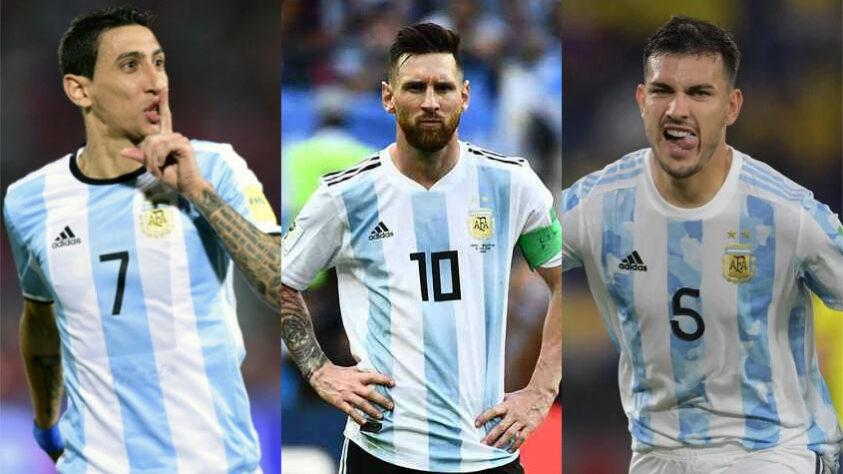 A Argentina enfrentará o Brasil pelas Eliminatórias no próximo dia 5 de setembro. A Associação de Futebol Argentino (AFA) ainda negocia com a FIFA e as entidades que comandam o futebol europeu, porém assim como a Seleção Brasileira, os ‘Hermanos” possivelmente sofrerão com os vetos das ligas inglesa, espanhola e italiana na lista de convocados. Conheça os escolhidos do técnico Lionel Scaloni ainda sem as possíveis mudanças!