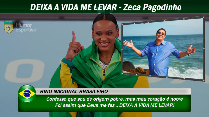 Olimpíadas de Tóquio: Zeca Pagodinho teria inúmeras músicas para representar a brasilidade, mas "Deixa a Vida me Levar" talvez seja a mais adequada para ser o novo hino nacional