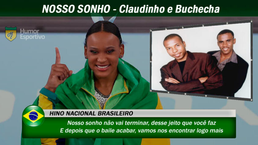 Olimpíadas de Tóquio: "Gatinhaaaa, quero te encontraaaaar" - até arrepia quando toca "Nosso Sonho" de Claudinho e Buchecha