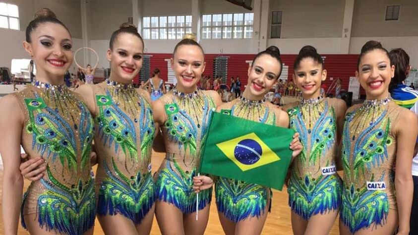 A equipe brasileira de ginástica rítmica vai tentar o ouro a partir das 22h. 