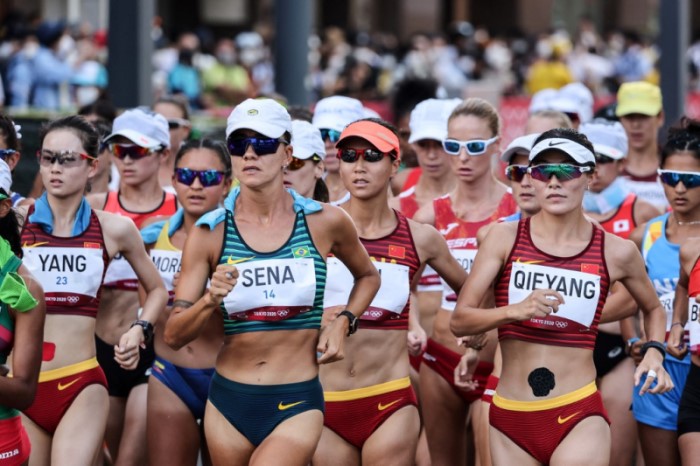 MARCHA ATLÉTICA - O ouro nos 20km ficou com a italiana Antonella Palmisano com o tempo de 1h29min12. A prata foi para a colombiana Sandra Lorena Arenas, com 1h29min37 e o bronze para a chinesa Hong Liu, com 1h29min57.