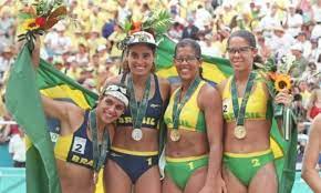 Sandra Pires e Jaqueline Silva - Vôlei de praia - Atlanta 1996