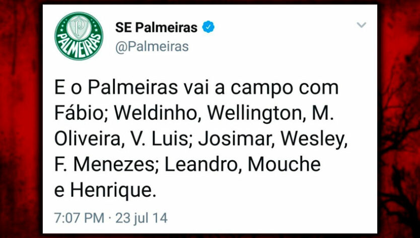 Que tal esse time do Palmeiras comandado por Ricardo Gareca em 2014? 