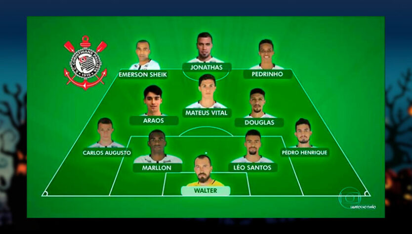 Equipe mista do Corinthians comandada pelo técnico Jair Ventura em 2018.