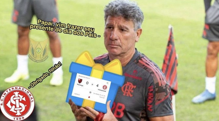 Brasileirão: os melhores memes da goleada do Internacional sobre o Flamengo