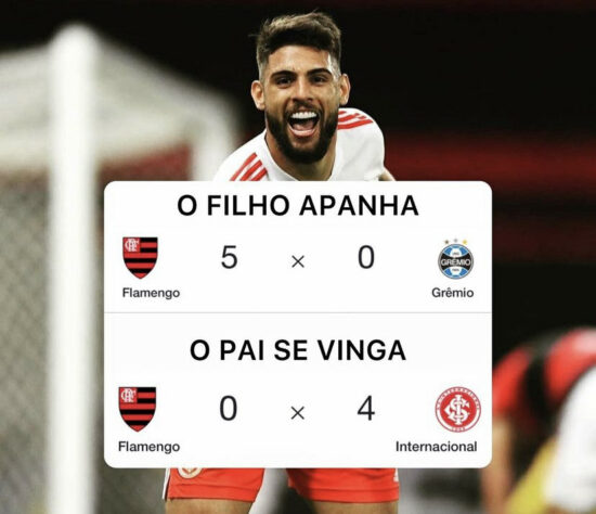 Brasileirão: os melhores memes da goleada do Internacional sobre o Flamengo