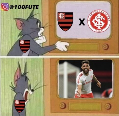 Brasileirão: os melhores memes da goleada do Internacional sobre o Flamengo