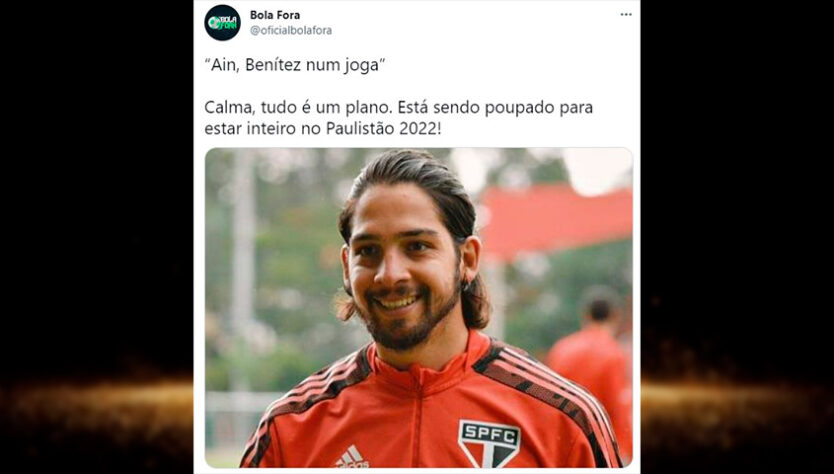 Libertadores da América: Benítez fica no banco, São Paulo é eliminado pelo Palmeiras, e torcedores fazem memes com a situação.