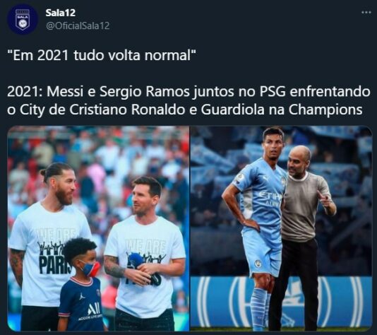 Uma possível transferência de Cristiano Ronaldo para o Manchester City colocaria, novamente, o craque português e Lionel Messi em lados opostos.