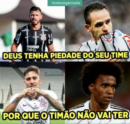 Após contratação de Willian, torcedores fazem memes com pacotão de reforços do Corinthians.