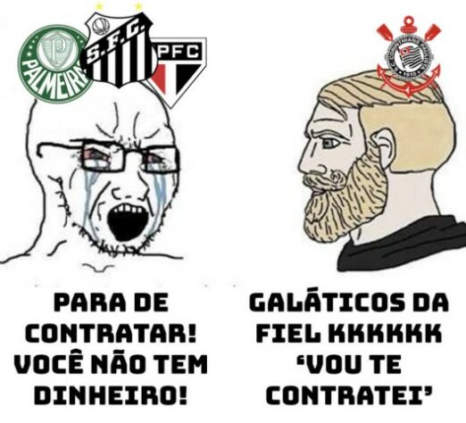 Após contratação de Willian, torcedores fazem memes com pacotão de reforços do Corinthians.