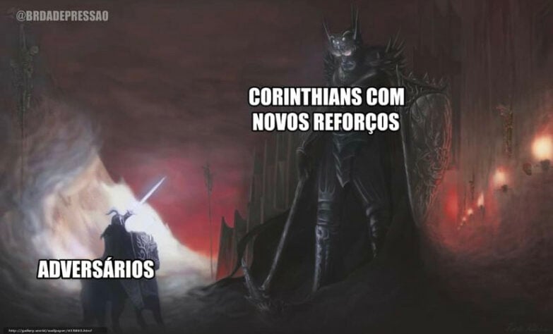 Após contratação de Willian, torcedores fazem memes com pacotão de reforços do Corinthians.