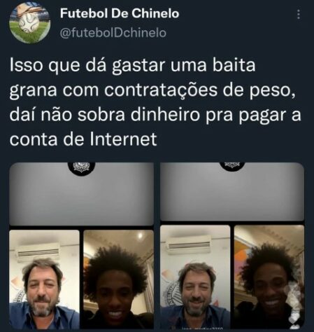 Após contratação de Willian, torcedores fazem memes com pacotão de reforços do Corinthians.