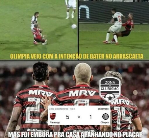 Libertadores da América: os melhores memes de Flamengo 5 x 1 Olimpia