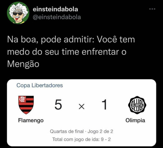 Libertadores da América: os melhores memes de Flamengo 5 x 1 Olimpia