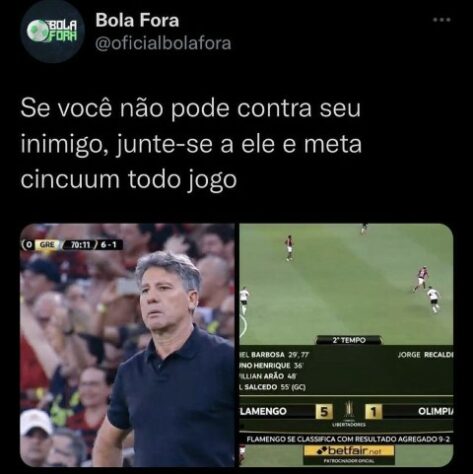 Libertadores da América: os melhores memes de Flamengo 5 x 1 Olimpia