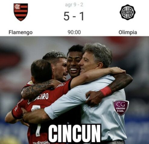 Libertadores da América: os melhores memes de Flamengo 5 x 1 Olimpia