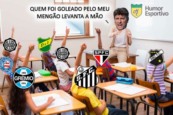 Brasileirão: os melhores memes da goleada do Flamengo sobre o Santos, com direito a hat-trick de Gabigol