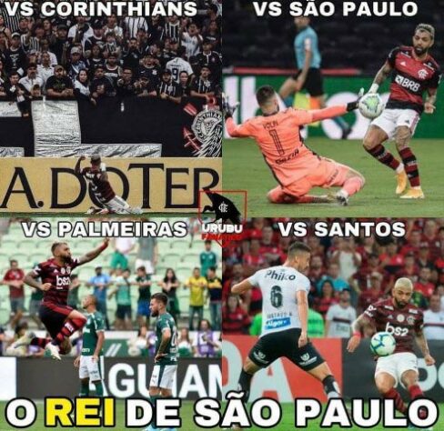 Brasileirão: os melhores memes da goleada do Flamengo sobre o Santos, com direito a hat-trick de Gabigol