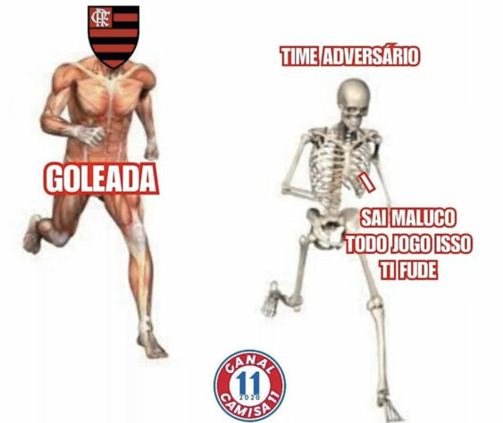 Brasileirão: os melhores memes da goleada do Flamengo sobre o Santos, com direito a hat-trick de Gabigol