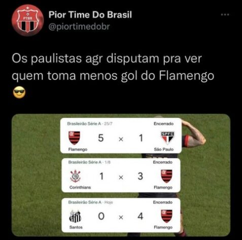 Brasileirão: os melhores memes da goleada do Flamengo sobre o Santos, com direito a hat-trick de Gabigol