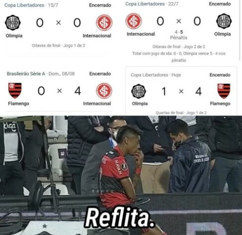 Libertadores da América: os memes de Olimpia 1 x 4 Flamengo