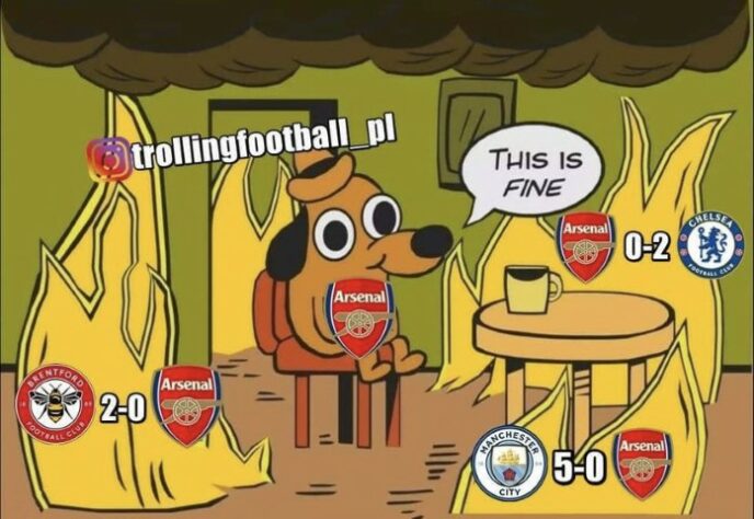 Premier League: os melhores memes de Manchester City 5 x 0 Arsenal