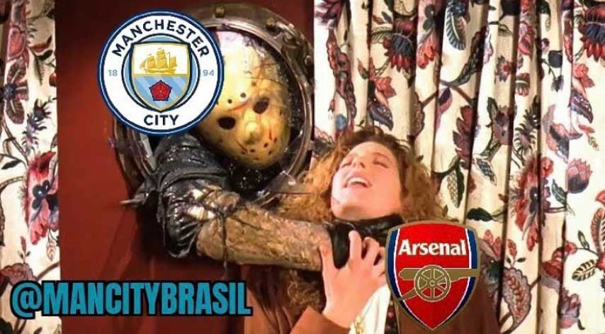 Premier League: os melhores memes de Manchester City 5 x 0 Arsenal