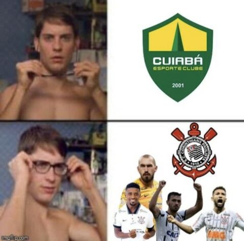 Memes: Corintianos ironizam derrota do Palmeiras para o Cuiabá